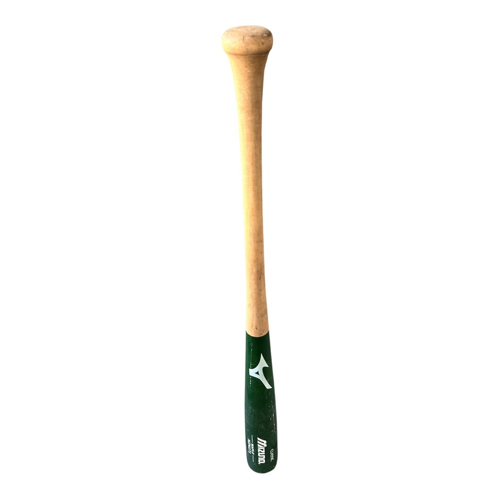 Mizuno Fungo Classic Baseball Bat Wood Natural Green